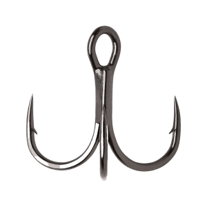 VMC Hybrid Treble Short 1X Hook #1 Black Nickel 4PK