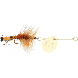 Joe's Flies Short Striker #10 Inline Spinner Brown Wooly Gold