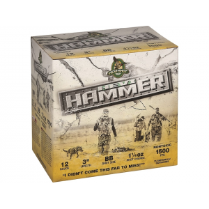 i-Shot Hevi-Hammer Waterfowl 12 Gauge 3 BB Steel & Bismuth Shot 1-1/4 Oz Case Of 250 (10 Boxes Of 25) Ammo