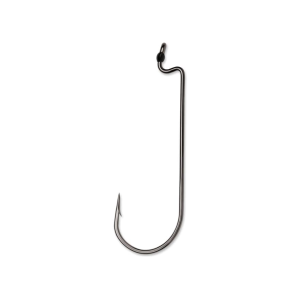 VMC Worm Hook #1 Black Nickel 6PK