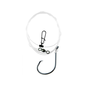 Eagle Claw Lazer Sharp Circle Hook Striped Bass Fishfinder Platinum Black Rig Hook #7/0 Platinum Black 1PK - Eagle Claw
