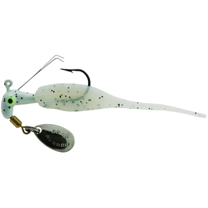 ROAD RUNNER Slab Runner Weedless Underspin with Baby Shad Jig Monkey Milk Glo 1/16 oz