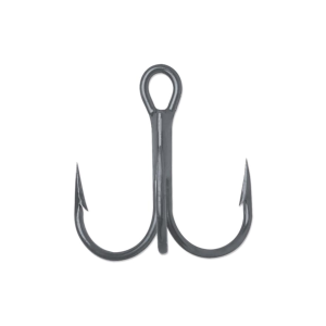 VMC Round Bend Treble Short Shank 1X Hook #3 Black Nickel 7PK