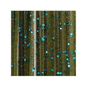 DO-IT MOLDS Silicone Skirt Tabs Watermelon w/Blue 10PK