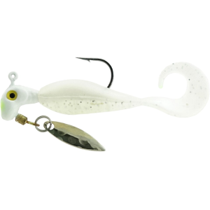 Road Runner Vibe Runner Underspin Jig White Ice 1/8 oz - Road Runner