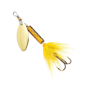 Blue Fox Whip Tail Deep Runner Inline Spinner 1/4oz Gold Gold - Blue Fox