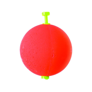 Eagle Claw Foam Round Floats 1" Unweighted Red 2pk - Eagle Claw