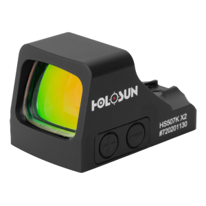 Holosun HE507K-X2 Reflex Sight 1x Selectable Green Reticle Matte Black