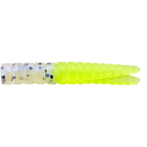 Crappie Magnet Grub ShoNuff/Chartreuse - Crappie Magnet