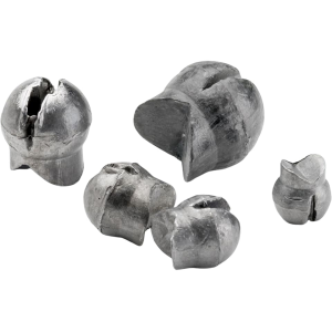 Bullet Weights Reusable Split Shot BB Lead Natural 60PK - Bullet Weights