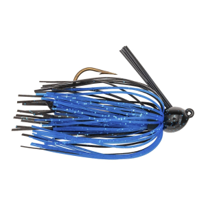 Strike King Bitsy Bug Mini Jig Black Blue 1/8 oz