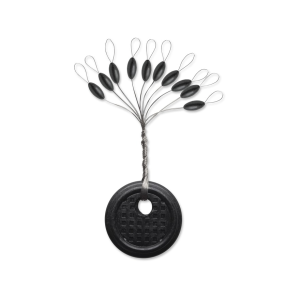 VMC Sinker Stops Black Medium - Vmc