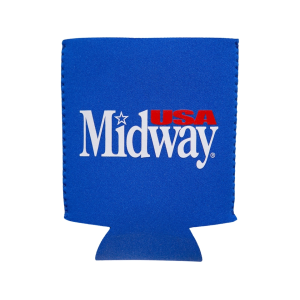 MidwayUSA Can Cooler Neoprene Blue - Midwayusa