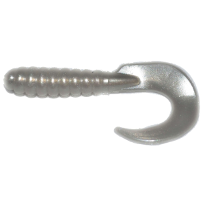 BIG BITE BAITS Curl Tail Grub Pearl