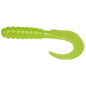 BIG BITE BAITS Curl Tail Grub Chart Pearl