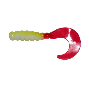 Big Bite Baits Fat Grub Bad Blood - Big Bite Baits