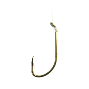 Eagle Claw Snelled Baitholder Hook #8 Bronze 6PK - Eagle Claw