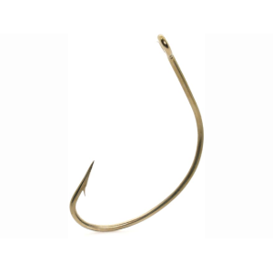 MUSTAD Wide Gap Hollow Point Hook #4 Bronze 10PK