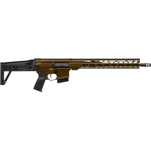 CMMG Dissent Mk4 Semi Automatic Rifle 338 Advanced Rifle Cartridge (338 Arc) 16.1" Black Threaded Barrel Midnight Bronze Frame Black Pistol Grip 840442507176 256219