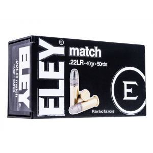 y Match EPS 22LR 40 Grain Flat Nose Case Of 5000 (100 Boxes Of 50) Ammo