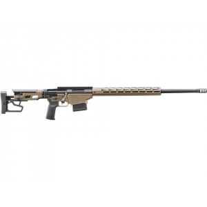 RUGER Precision Bolt Action Rifle 6.5 Creedmoor 24" Black Threaded Barrel Smoked Bronze Cerakote Frame Black Folding Stock