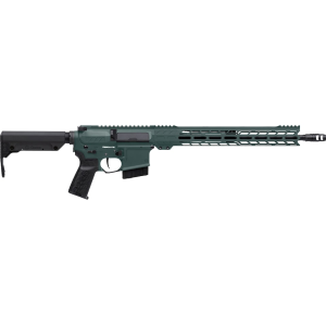 CMMG RESOLUTE Mk4 Semi Automatic Rifle 338 Advanced Rifle Cartridge (338 ARC) 16.1" Black Threaded Barrel Charcoal Green Frame Black Pistol Grip - Cmmg