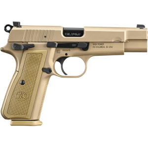 FN High Power 9mm Luger Pistol 4.7" Barrel 17+1 Round Flat Dark Earth