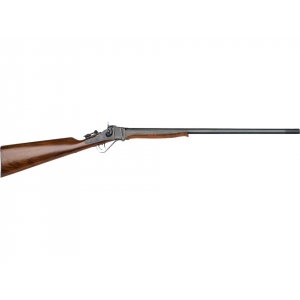 Chiappa Little Sharps Single Shot Rifle 22 Winchester Magnum Rimfire (WMR) 24" Blued Barrel Blued Frame Walnut Straight Grip Stock