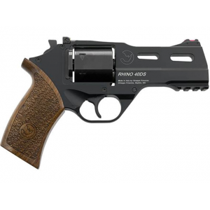 CHIAPPA Rhino 40ds 9mm Luger Revolver 4" Black Barrel 6 Round Walnut Grip