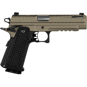 Live Free Armory Apollo 11 FS 9mm Luger Pistol 4.9" Barrel 17+1 Round Flat Dark Earth Slide Black Grip Flat Dark Earth Frame - Live Free Armory