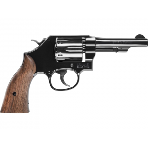 Smith & Wesson Model 10 38 Special +P Revolver 4" Blued Barrel 6 Round Walnut Grip - Smith & Wesson