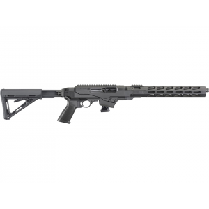 RUGER Pc Carbine M-lok Semi Automatic Rifle 9mm Luger 16.12" Black Threaded Barrel Black Frame Black Pistol Grip