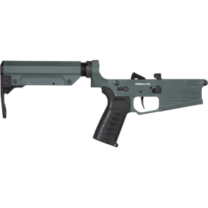 CMMG RESOLUTE Mk3/AR10 Complete Lower Receiver ZEROED Trigger Charcoal Green