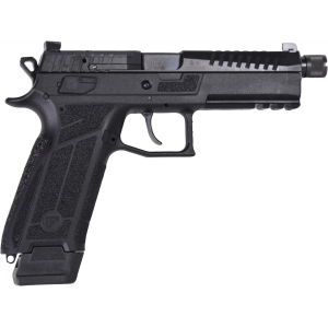 CZ P-09 F Nocturne Suppressor Ready 9mm Luger Pistol 5.3" Threaded Barrel 21+1 Round Black