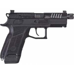 CZ P-09 C Nocturne Suppressor Ready 9mm Luger Pistol 4.5" Threaded Barrel 17+1 Round Black
