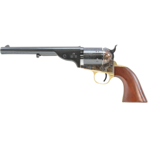 Cimarron Firearms 1872 Open Top Navy 38 Special Revolver 7.5" Blued Barrel 6 Round Walnut Grip