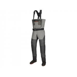 Simms Men's Confluence Uninsulated Breathable Stocking Foot Chest Waders Graphite XL (12-13)
