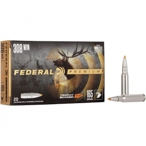 eral Premium 308 Winchester 165 Grain Bonded Polymer Tip Case Of 200 (10 Boxes Of 20) Ammo