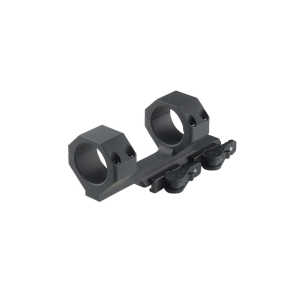 American Defense Delta QD 1-Piece Cantilever Picatinny Scope Mount 20 MOA 30mm Rings Standard Lever Matte Black - American Defense