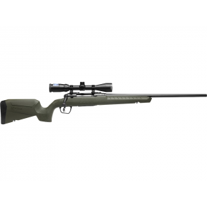 Savage Arms AXIS 2 XP Bolt Action Rifle 7mm-08 Remington 22" Matte Barrel Matte Frame Green Stock With Scope - Savage Arms