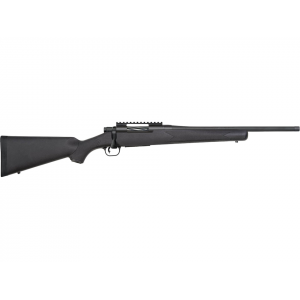 Mossberg Patriot Carbine Bolt Action Rifle 22-250 Remington 18" Matte Blued Threaded Barrel Black Frame Black Field Stock - Mossberg