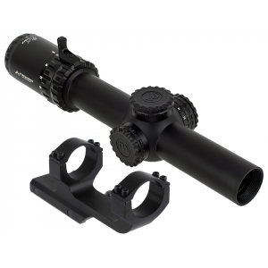 PRIMARY ARMS SLx Gen IV Rifle Scope 1-6x 24mm Illuminated ACSS Nova Fiber Wire Reticle with Deluxe Picatinny Scope Mount Matte Black