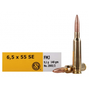lier & Bellot 6.5x55mm Swedish Mauser 140 Grain Full Metal Jacket Case Of 400 Ammo
