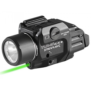 Streamlight TLR-8 HL-X G USB Weapon Light with Green Laser for Picatinny Rail Black - Streamlight