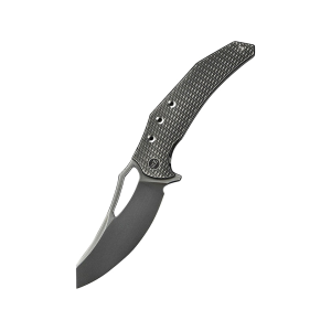 WE Knife Epaulette Pocket Knife 3.45" Reverse Tanto Bohler M390 Polished Blade Titanium Handle Gray - We Knife