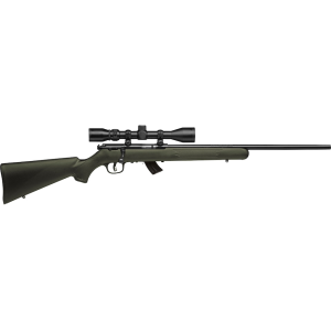 Savage Arms Savage Arms Mark II FXP Bolt Action Rifle 22 Long Rifle 21" Blued Barrel Black Frame OD Green Field Stock with Scope - $299.99 at MidwayUSA