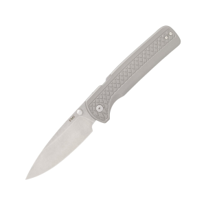 Cold Steel FM1 Full Metal Atlas Pocket Knife 3.5" Drop Point CPM S35VN Satin Blade Titanium Handle Gray - Cold Steel