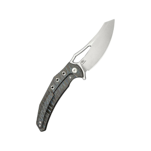 WE Knife Epaulette Pocket Knife 3.45" Reverse Tanto Bohler M390 Satin Blade Titanium Handle Gray - We Knife