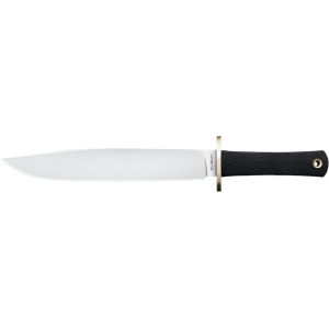 Cold Steel Trail Master Bowie Fixed Blade Knife 9.5" Bowie CPM-3V Polished Blade Griv-Ex Handle Black - Cold Steel