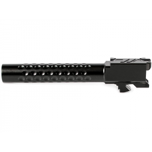 ZEV Technologies Optimized Match Barrel for Glock 17 Gen 5 9mm Luger 4.97" Dimpled Stainless Steel Black DLC - Zev Technologies